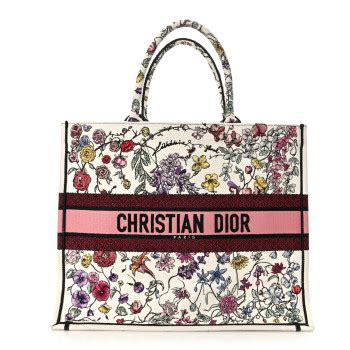 CHRISTIAN DIOR Canvas Florilegio Embroidered .